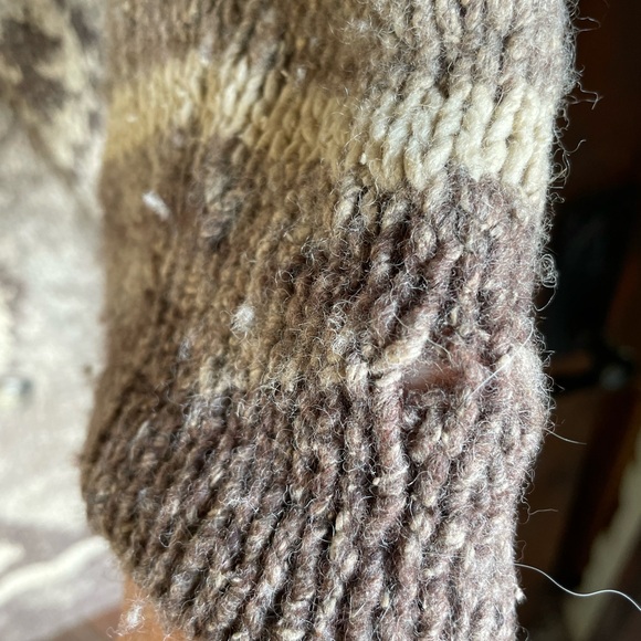 RALPH LAUREN Aztec Navajo Native American duster sweater XS - Picture 6 of 7